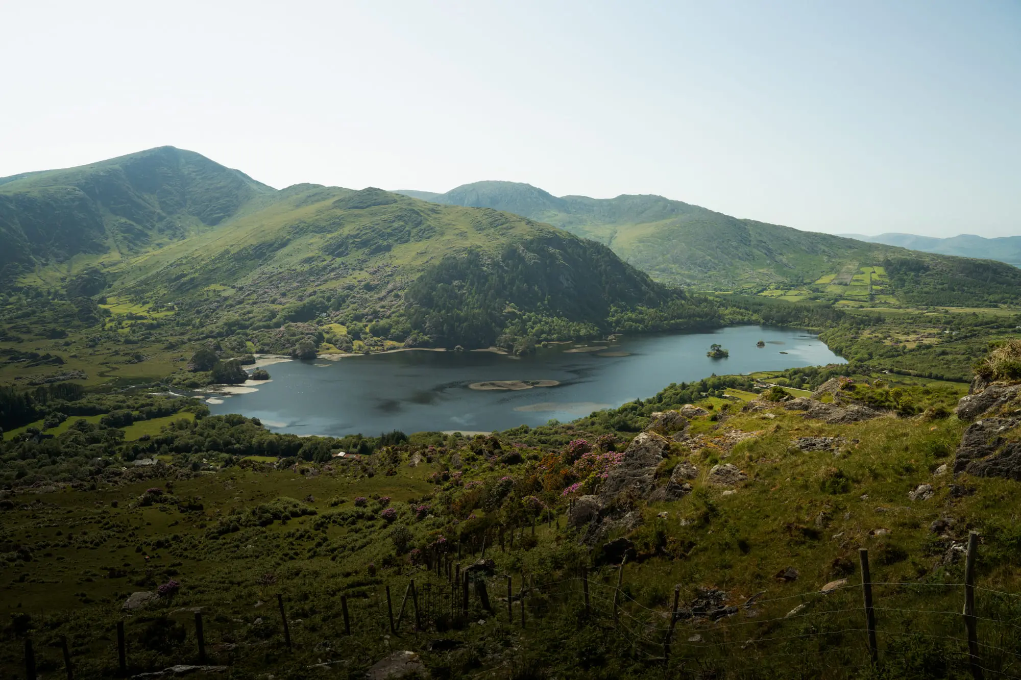 The lakes of Killarney seen from the Gap of Dunloe
